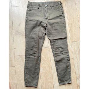 Mid Rise/ Khaki Jeans/ Articles of Society / 29/ Olive/ heather/skinny-straight